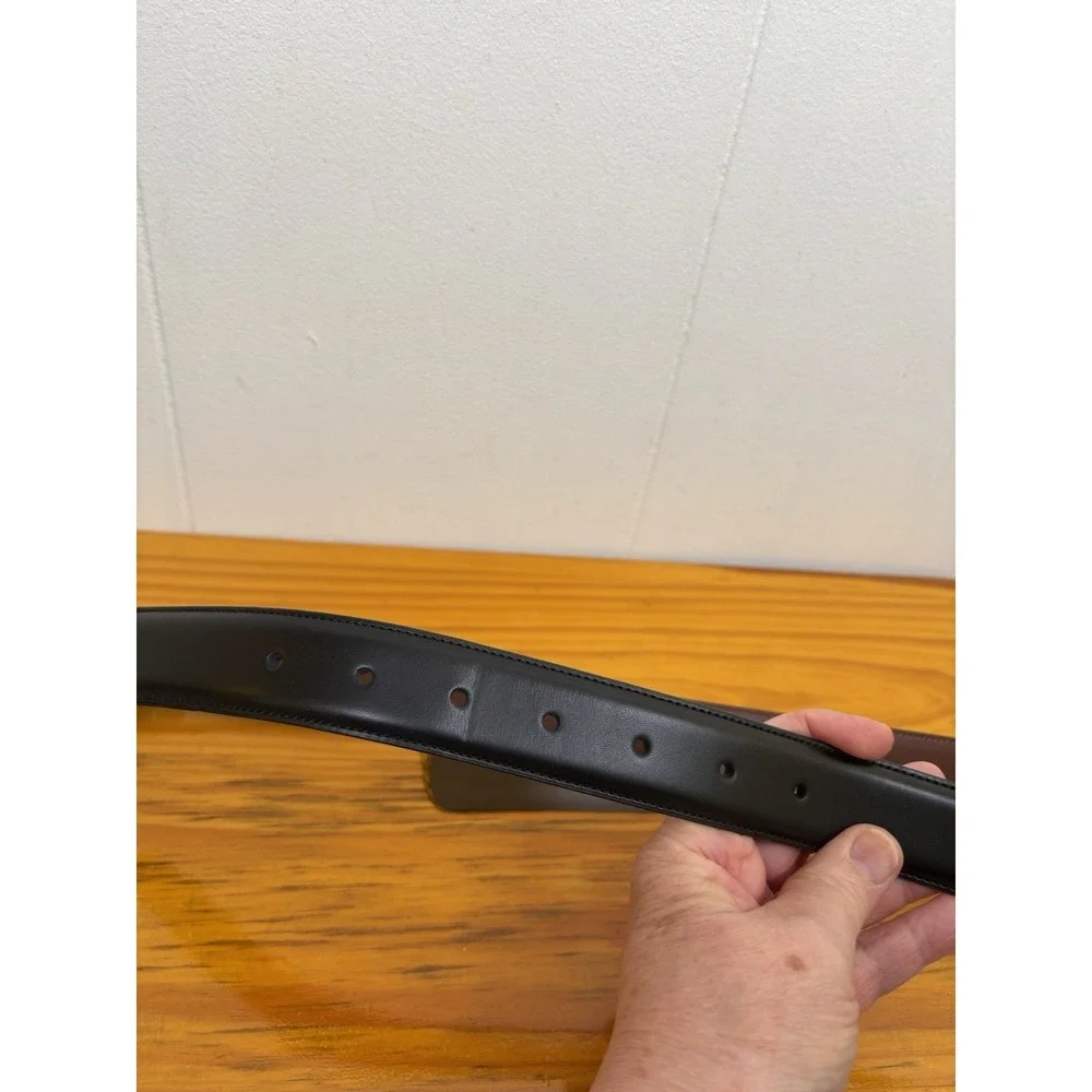 Original‎ Penguin Men's Size 34 Black Bonded Leather Belt